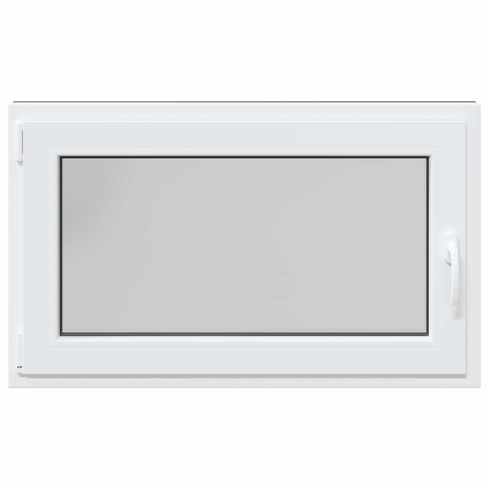 Kelderraam RISOR Antraciet 100 x 50 cm PVC en glas