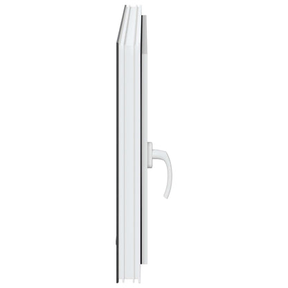 Kelderraam RISOR Antraciet 100 x 60 cm PVC en glas