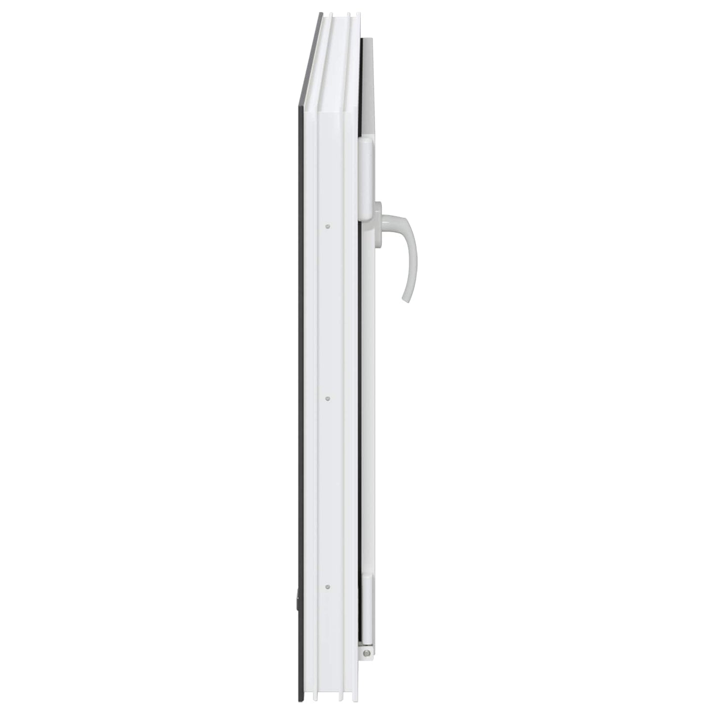Kelderraam RISOR Antraciet 100 x 60 cm PVC en glas