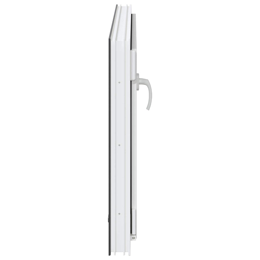 Kelderraam RISOR Antraciet 100 x 60 cm PVC en glas