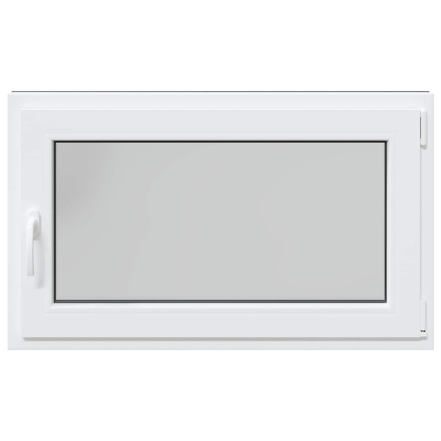 Kelderraam RISOR Antraciet 100 x 70 cm PVC en glas