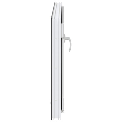 Kelderraam RISOR Antraciet 100 x 70 cm PVC en glas