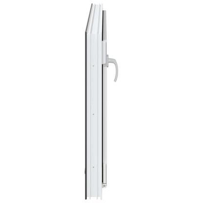 Kelderraam RISOR Antraciet 110 x 70 cm PVC en glas