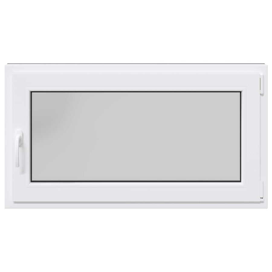 Kelderraam RISOR Antraciet 120 x 60 cm PVC en glas