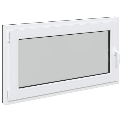 Kelderraam RISOR Antraciet 120 x 60 cm PVC en glas