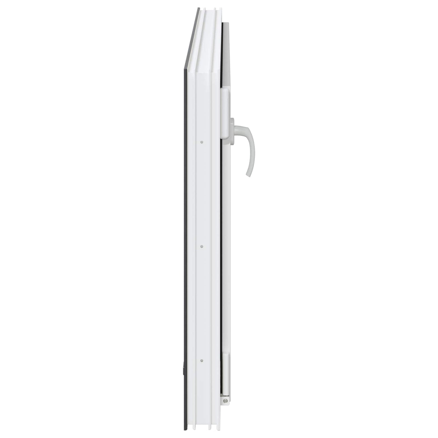 Kelderraam RISOR Antraciet 120 x 60 cm PVC en glas
