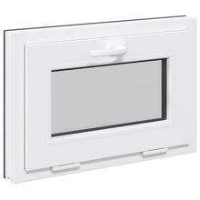 Kelderraam RISOR 60 x 40 cm PVC en glas Antracietkleurig