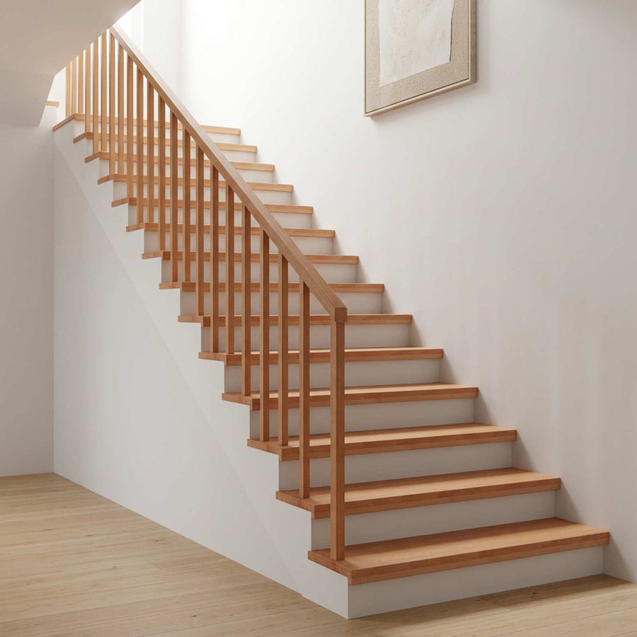 Trapmatten 16 st Naturel 70 x 25 x 2 cm Massief beukenhout