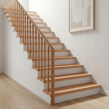 Trapmatten 2 st Naturel 90 x 30 x 2 cm Massief beukenhout
