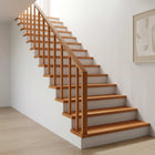 Trapmatten beukenhout 2 stuks licht bruin 90x30x2 cm