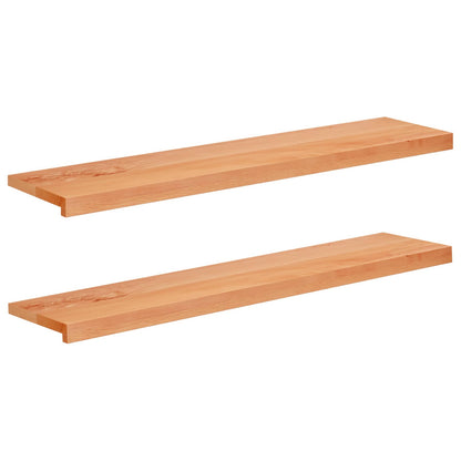 Trapmatten 2 st Lak 120 x 25 x 2 cm Massief beukenhout