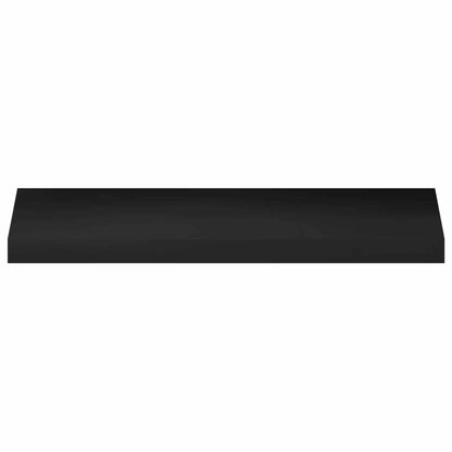 Traplopers 4 st 80 x 25 x 2 cm Zwart Massief beukenhout