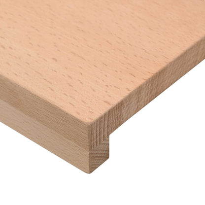 Trapmatten 8 st Naturel 100 x 30 x 2 cm Massief beukenhout
