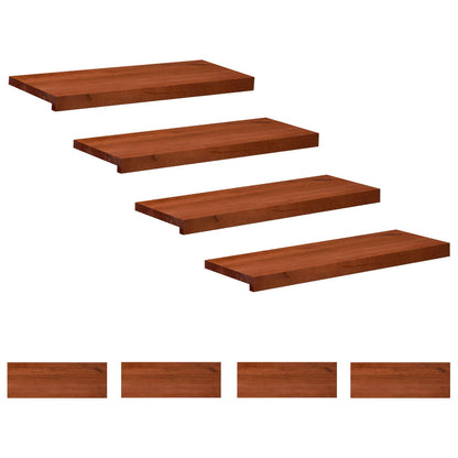 Trapmatten 8 st Bruin 70 x 25 x 2 cm Massief beukenhout