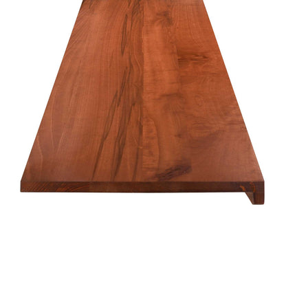 Trapmatten 8 st Bruin 110 x 25 x 2 cm Massief beukenhout