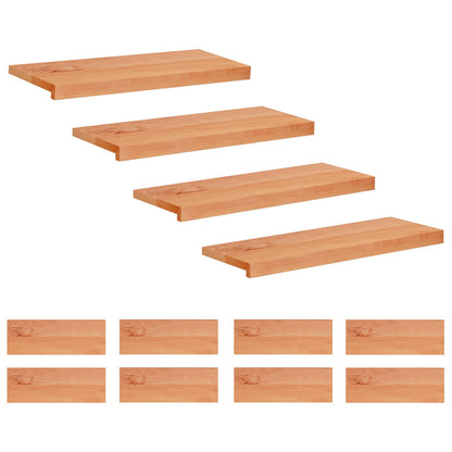Trapmatten 12 st Lak 80 x 25 x 2 cm Massief beukenhout