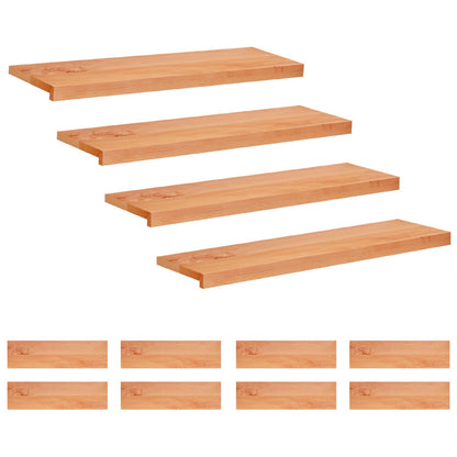 Trapmatten 12 st Lak 100 x 25 x 2 cm Massief beukenhout