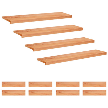 Traplopers 12 st 120 x 30 x 2 cm Lak Massief beukenhout