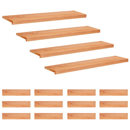 Trapmatten 16 st Lak 120 x 25 x 2 cm Massief beukenhout