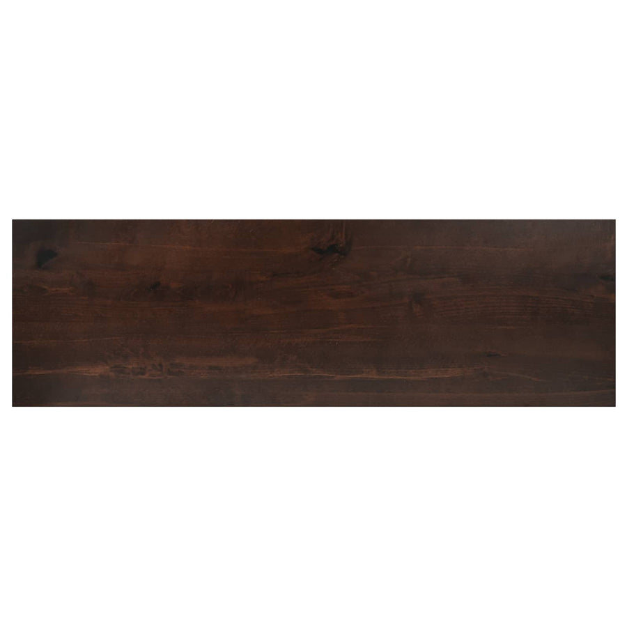 Traplopers 16 st 80 x 25 x 2 cm Donkerbruin Massief beukenhout