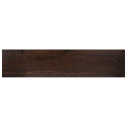 Traplopers 16 st 120 x 30 x 2 cm Donkerbruin Massief beukenhout