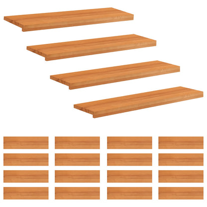 Trapmatten 20 st Licht Bruin 90 x 25 x 2 cm Massief beukenhout