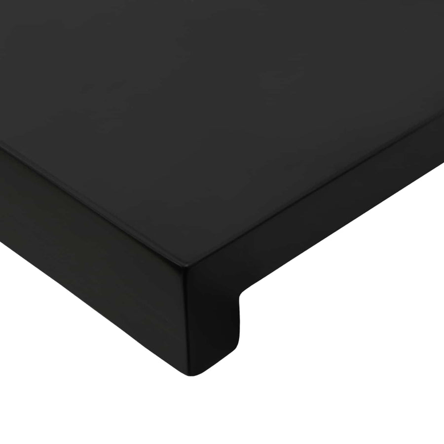 Traplopers 20 st 90 x 25 x 2 cm Zwart Massief beukenhout