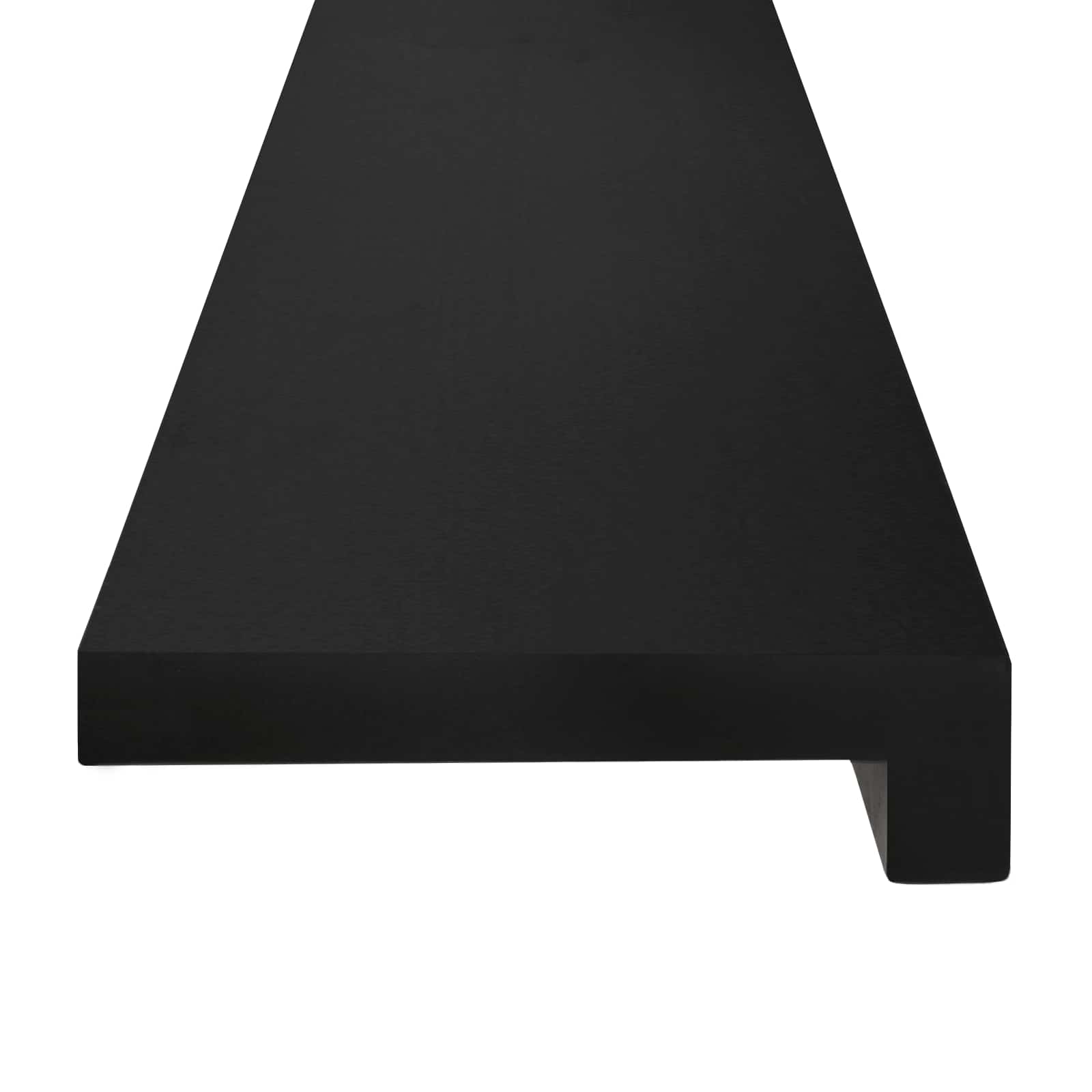 Traplopers 20 st 90 x 25 x 2 cm Zwart Massief beukenhout