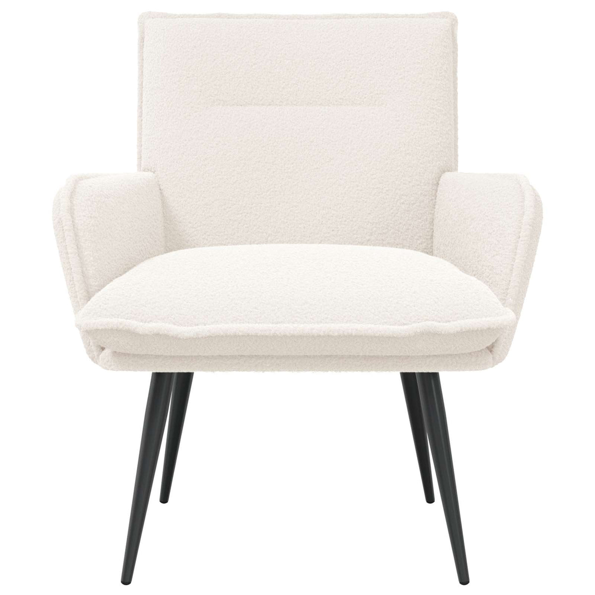Fauteuil Crèmekleurig Bouclé