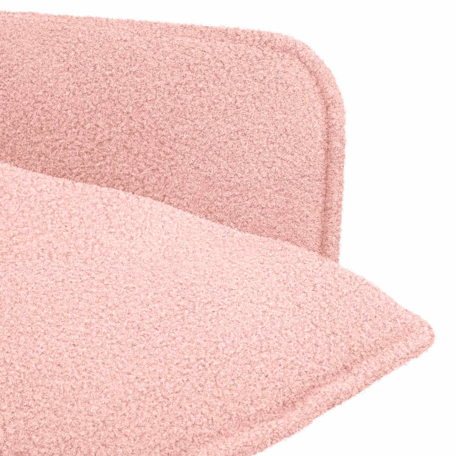 Fauteuil Roze Bouclé