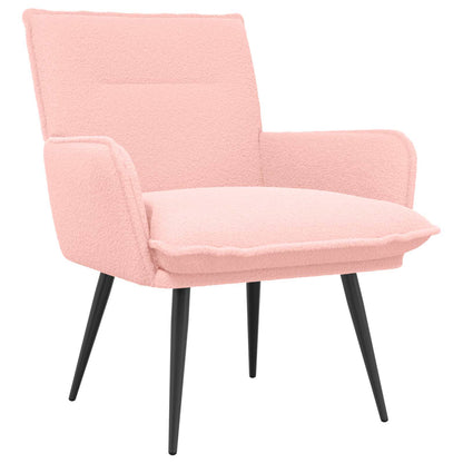 Fauteuil Roze Bouclé
