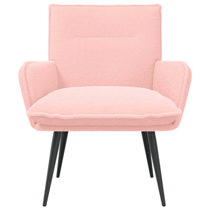 Fauteuil Roze Bouclé