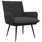 Fauteuil donkergrijs bouclé 70x73x81 cm