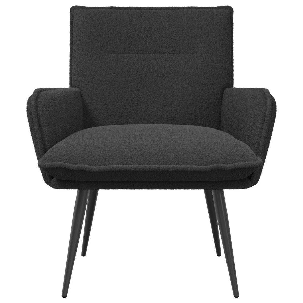 Fauteuil Donkergrijs Bouclé