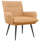 Fauteuil beige bouclé 70x73x81 cm