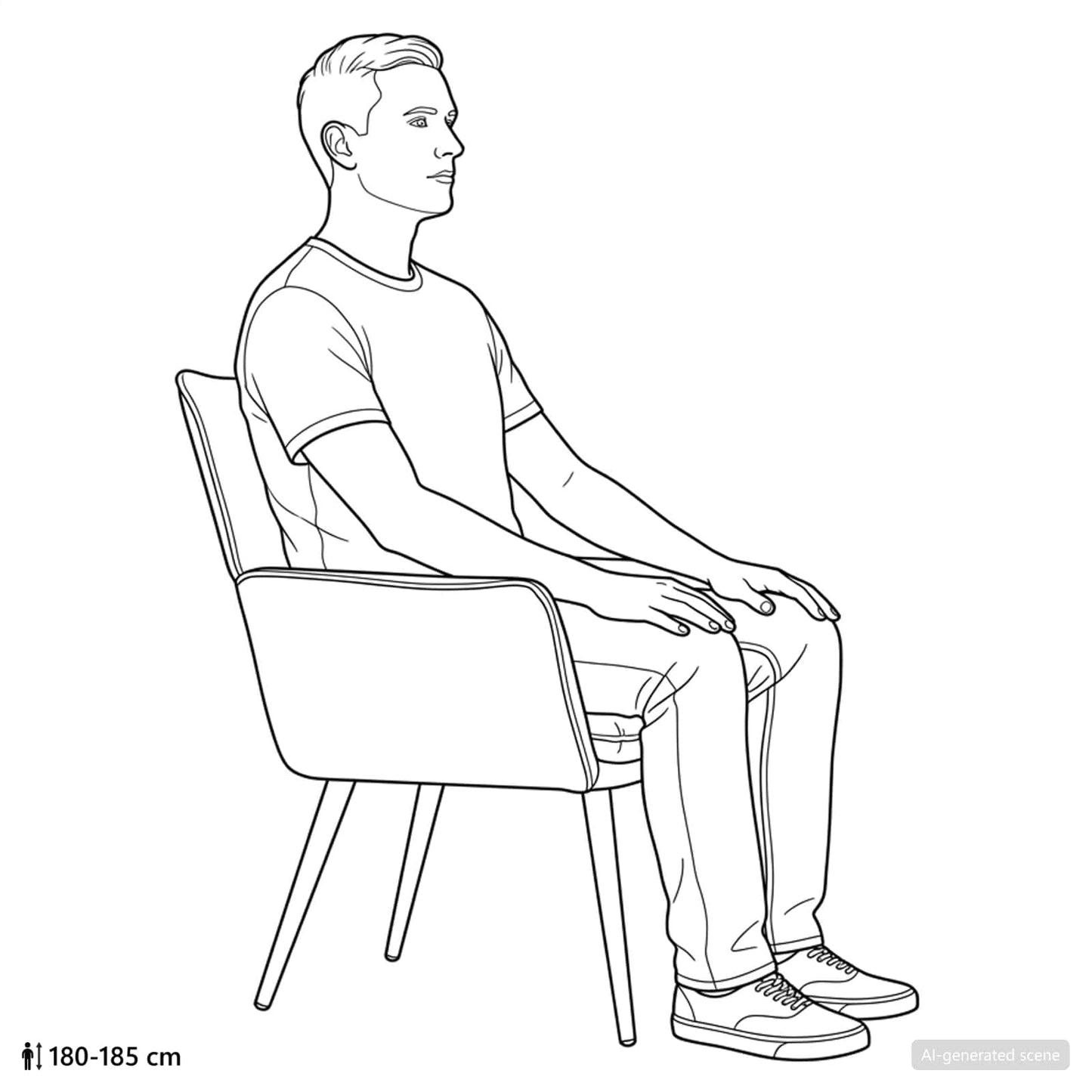Fauteuil Lichtgrijs Stof