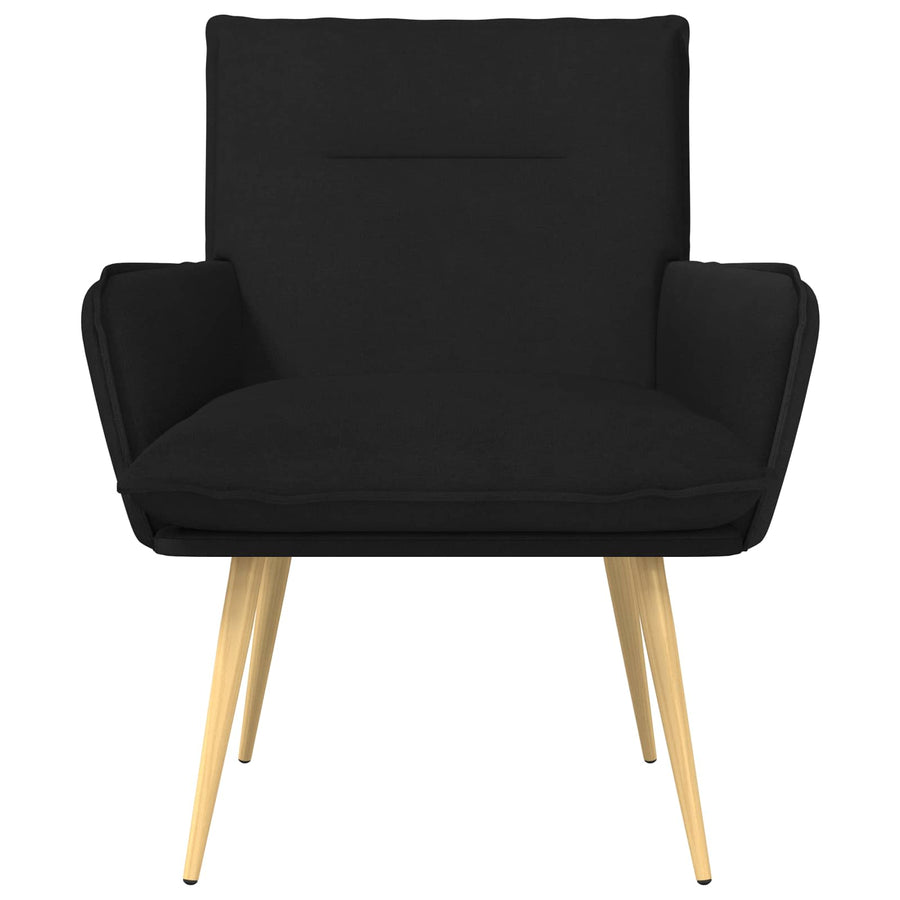 Fauteuil Zwart Stof