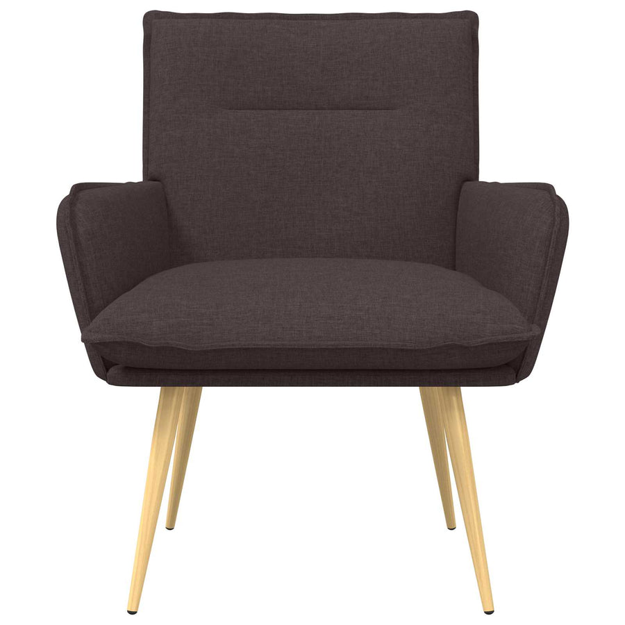 Fauteuil Donkerbruin Stof