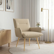 Fauteuil crème stof 70x73x83 cm