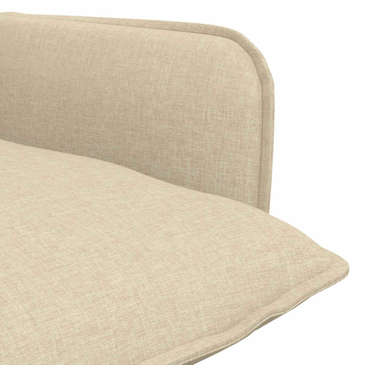 Fauteuil Crèmekleurig Stof