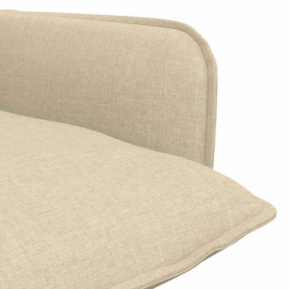 Fauteuil Crèmekleurig Stof