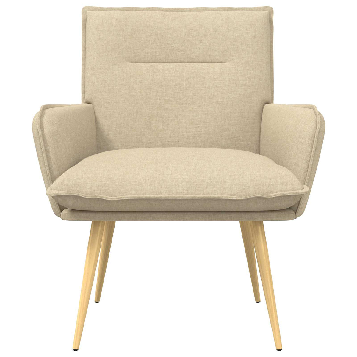 Fauteuil Crèmekleurig Stof