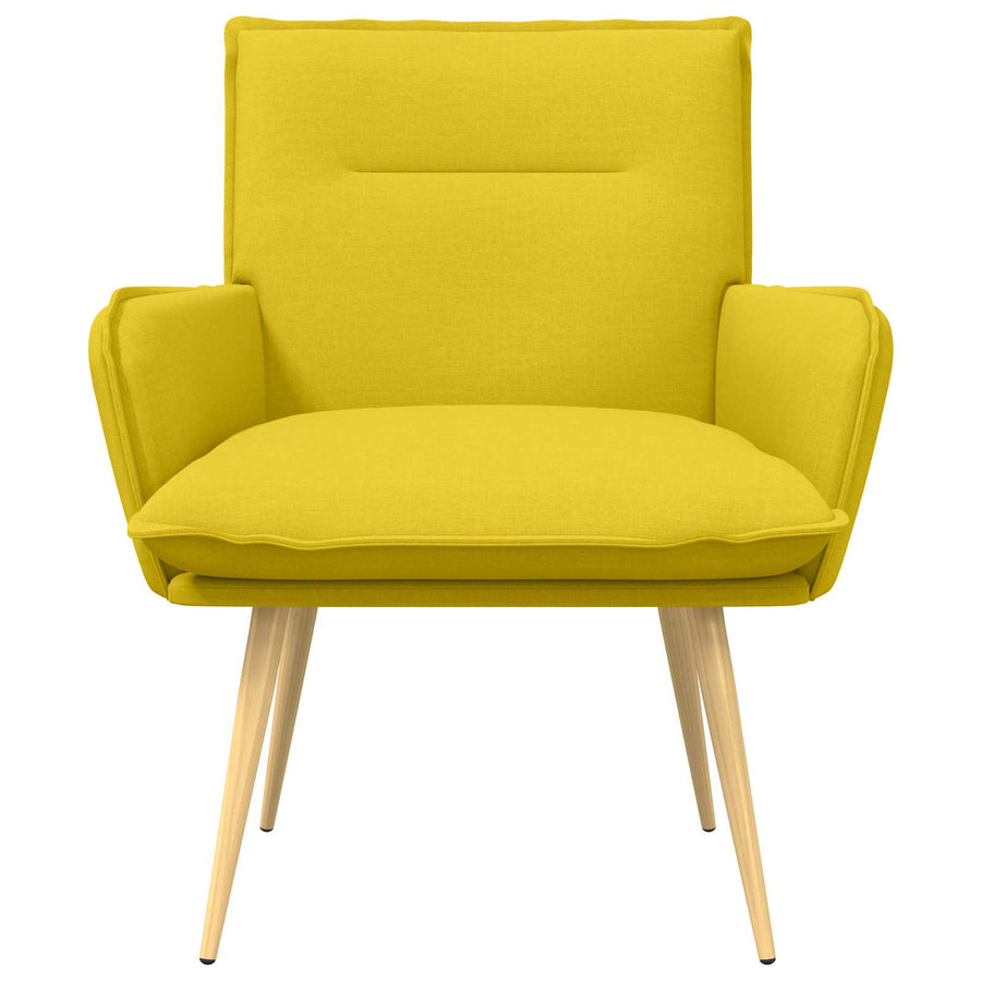 Fauteuil Lichtgeel Stof