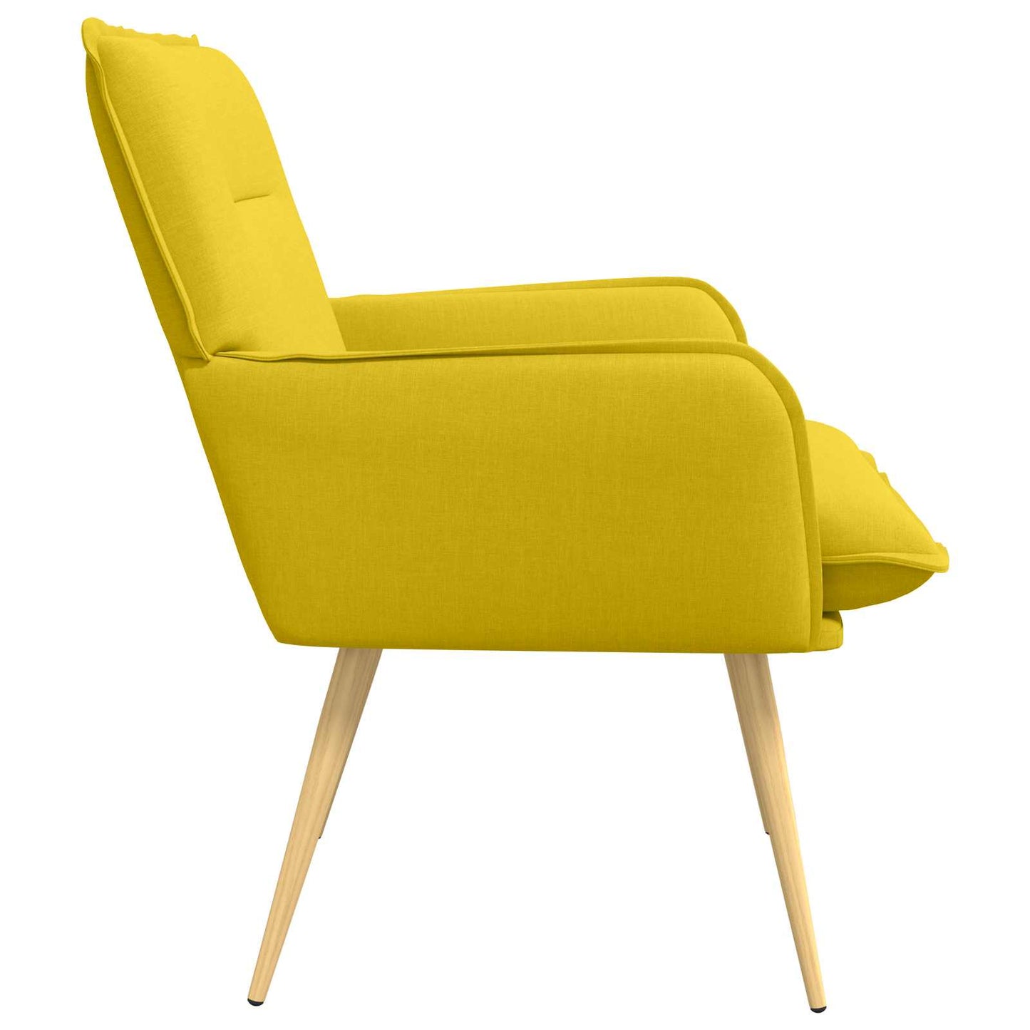 Fauteuil Lichtgeel Stof