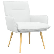 Fauteuil stof wit 70x73x81 cm