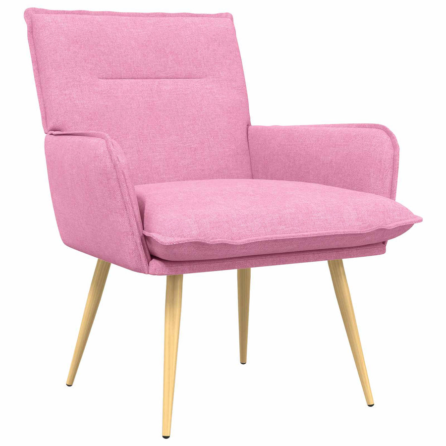 Fauteuil Roze Stof