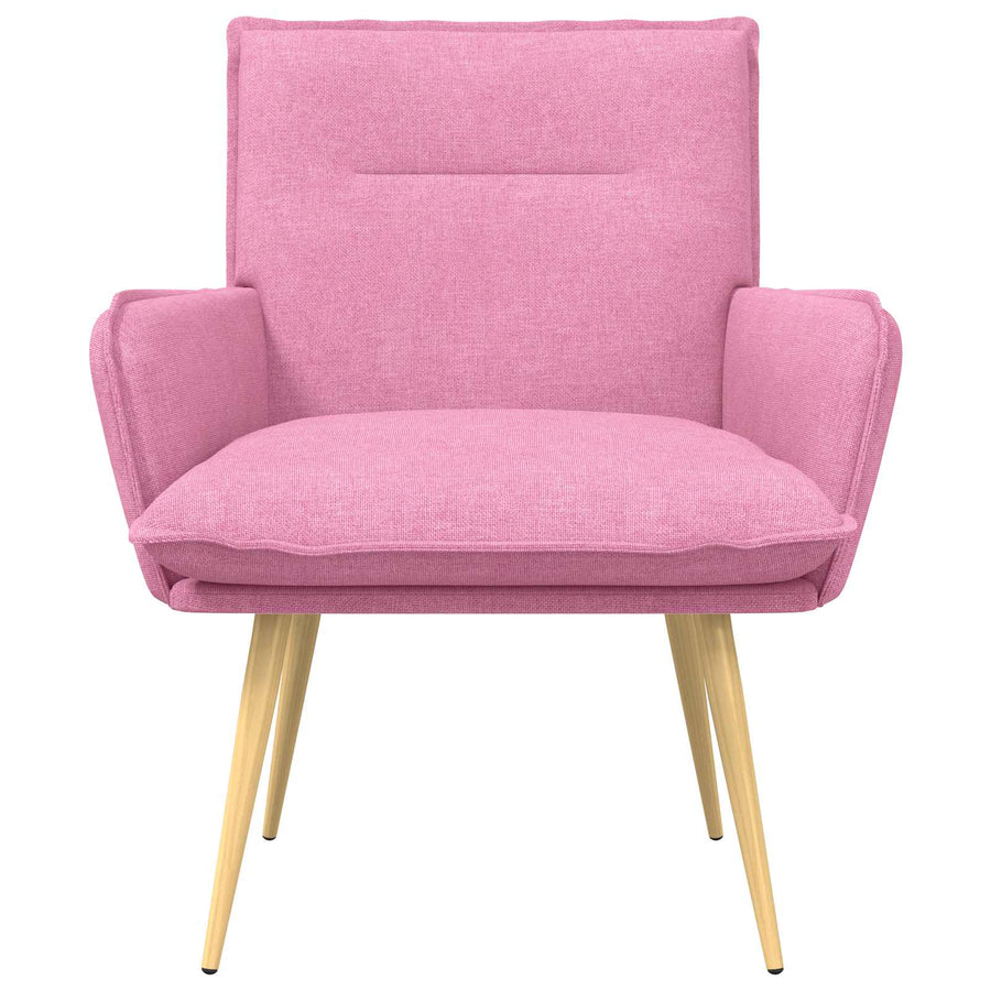 Fauteuil Roze Stof