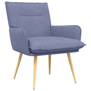 Fauteuil jeansblauw 70x73x81 cm