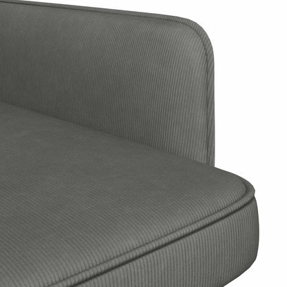 Fauteuil Donkergrijs Corduroystof