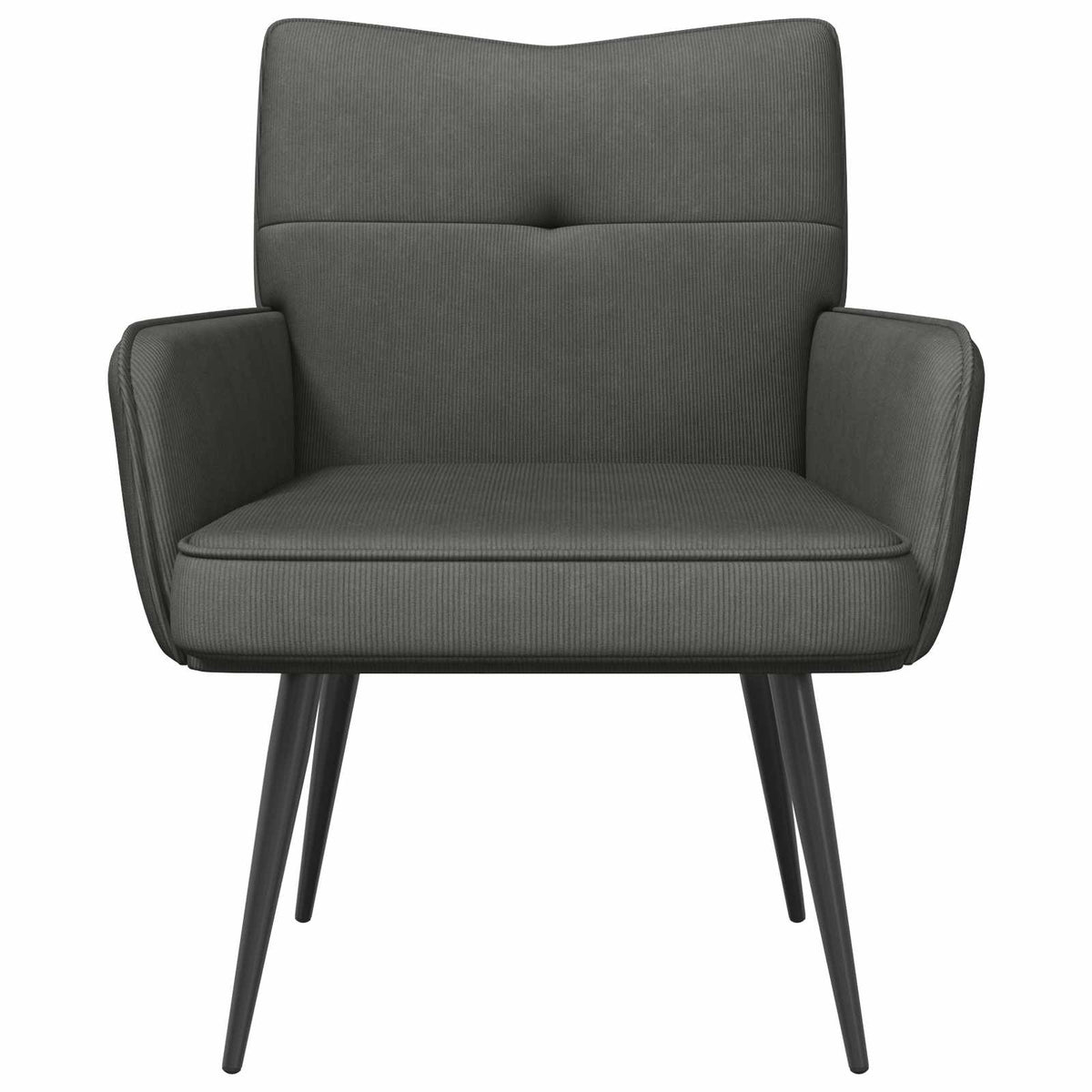 Fauteuil Donkergrijs Corduroystof